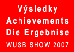 vsledky - evaluation WUSB SHOW 2007 Donovvaly